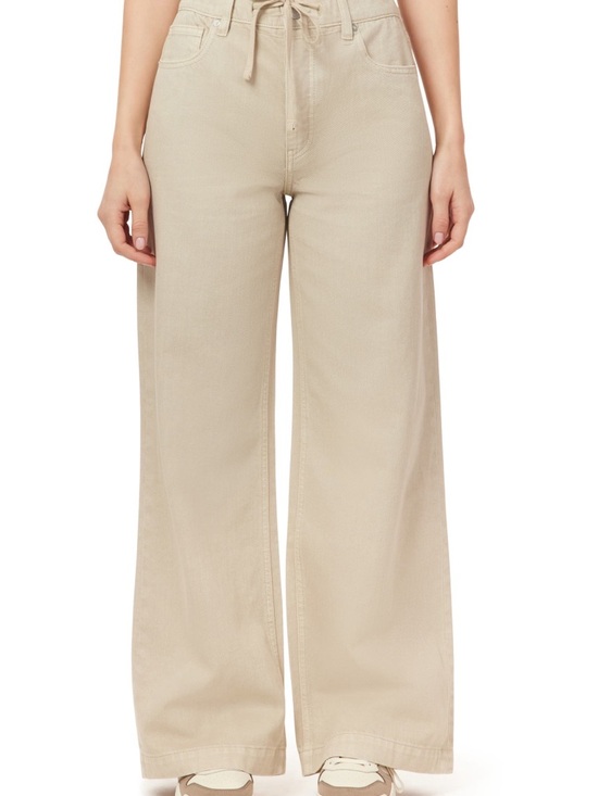 Scotch & Soda Pants - Scotch & Soda Baggy Drawstring Jeans Medium Oyster Gray Wide Leg NWT